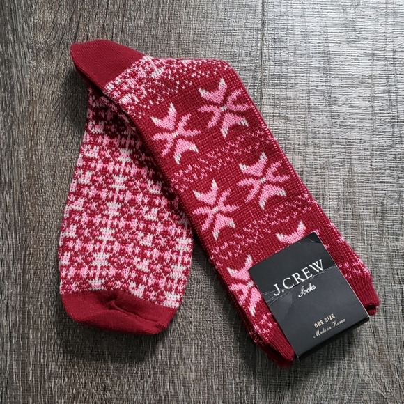 J. Crew Accessories - J.Crew "Fair Isle" knit Trouser Socks